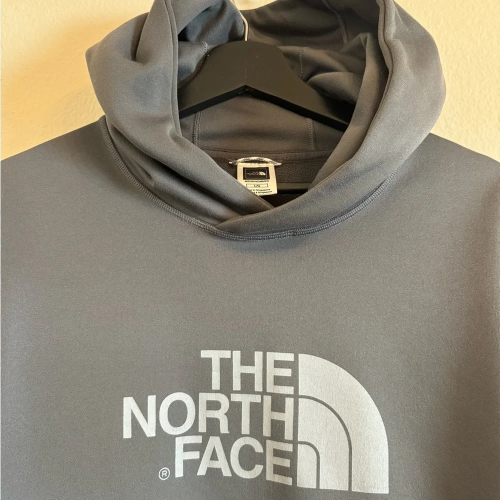 The north face men’s Hoodie Sweatshirt Sweater Large gray